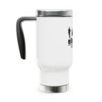 Stainless Steel Travel Mug with Handle, 14oz - Image 2