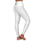 High Waisted Yoga Leggings (AOP) - Image 4