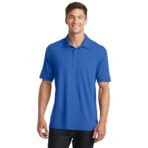 Performance Polo Shirt with Logo on Right Sleeve — Cotton-Touch Breathable Golf & Work Polo - Image 7