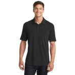 Performance Polo Shirt with Logo on Right Sleeve — Cotton-Touch Breathable Golf & Work Polo - Image 3