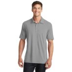 Performance Polo Shirt with Logo on Right Sleeve — Cotton-Touch Breathable Golf & Work Polo - Image 5