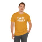 Unisex Jersey Short Sleeve Tee with ERS Full Logo in front and Brand Logo in back - Image 18
