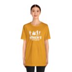 Unisex Jersey Short Sleeve Tee with ERS Full Logo in front and Brand Logo in back - Image 15