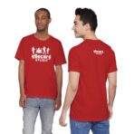 Unisex Jersey Short Sleeve Tee with ERS Full Logo in front and Brand Logo in back - Image 70