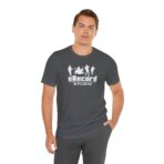 Unisex Jersey Short Sleeve Tee with ERS Full Logo in front and Brand Logo in back - Image 42