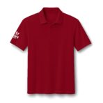 Performance Polo Shirt with Logo on Right Sleeve — Cotton-Touch Breathable Golf & Work Polo - Image 19